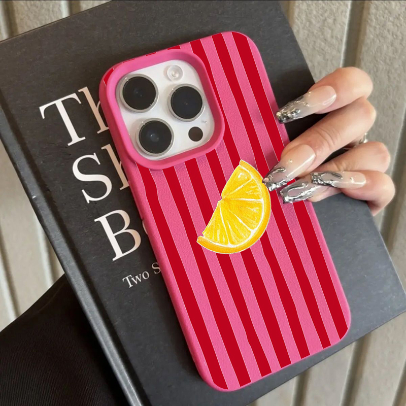 Phone Cases Xr Iphone - Fashion Lemon Pattern TPU Silicone Phone