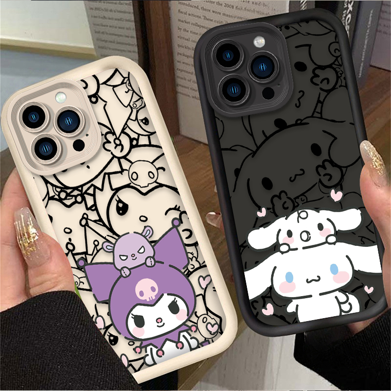 Phone Cases Iphone 16 Pro Max - Cinnamoroll Kuromi Fashion Case for IPhone