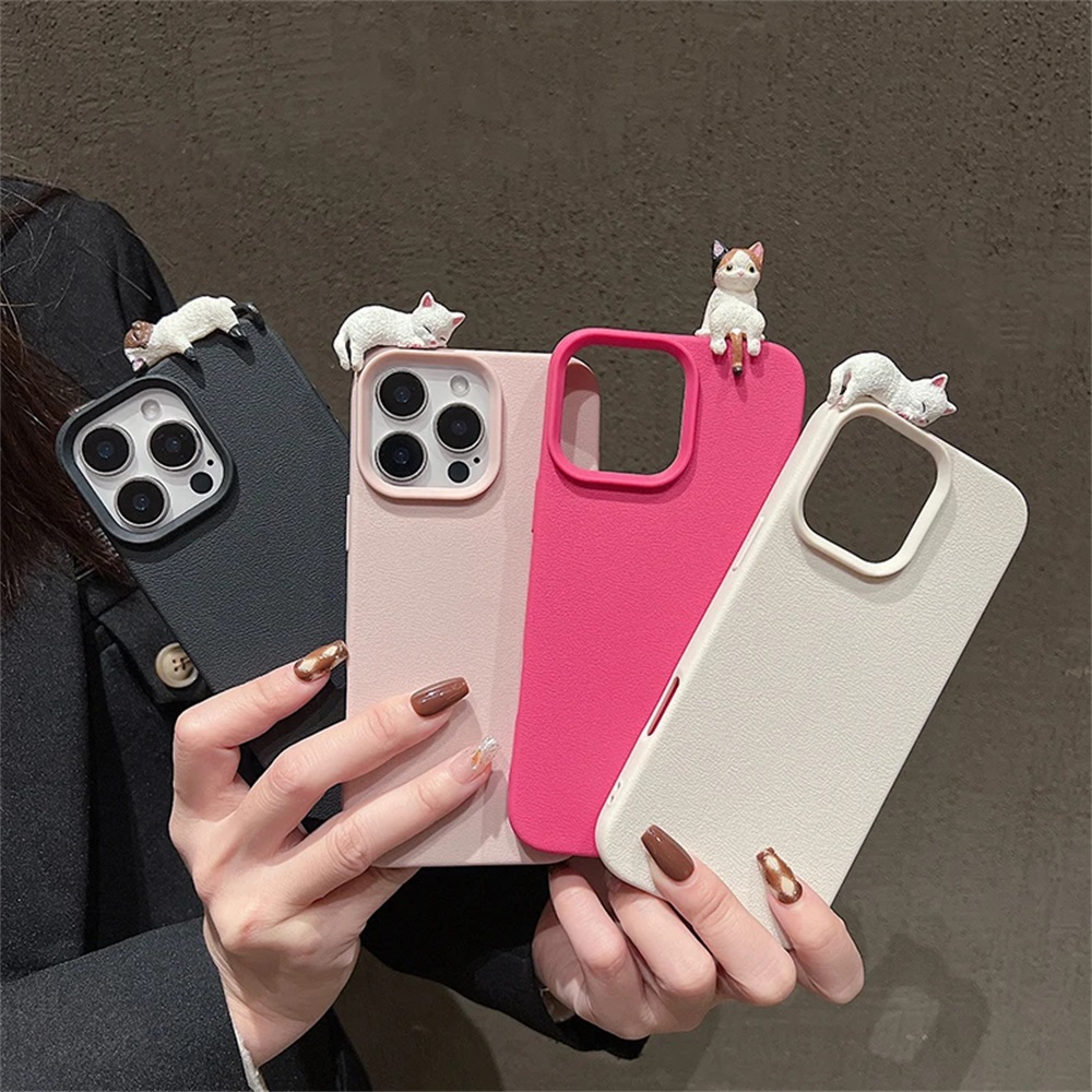 Phone Cases Cat - Cute 3D Cat Korea Lovely Case