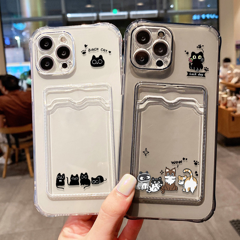 Phone Cases Xr Iphone - Cute Black Cat Phone Case For