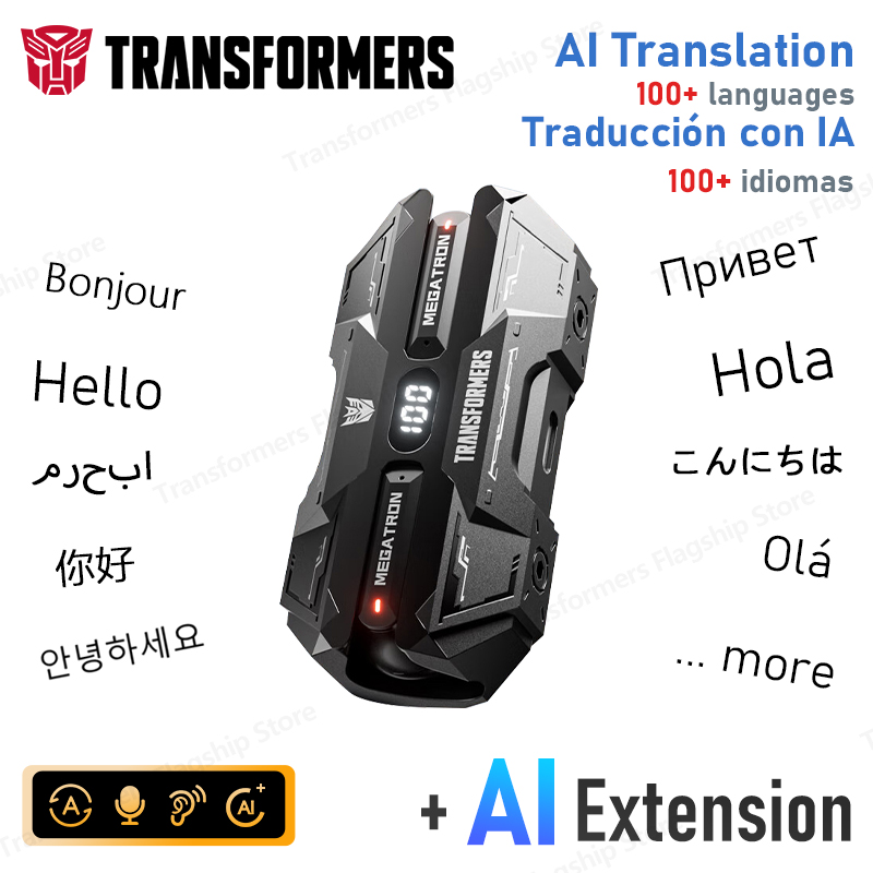 Phone Cases Officeworks - TRANSFORMERS TF-T51 AI Translate Wireless Earphones