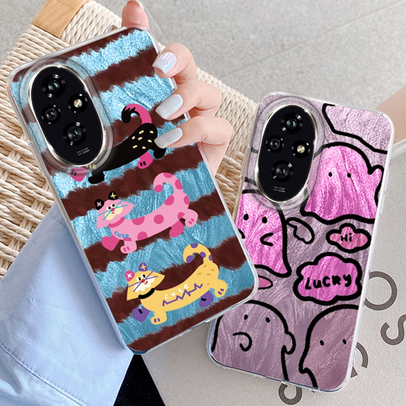 Phone Cases Purple - Purple Graffiti Cartoon Phone Case For