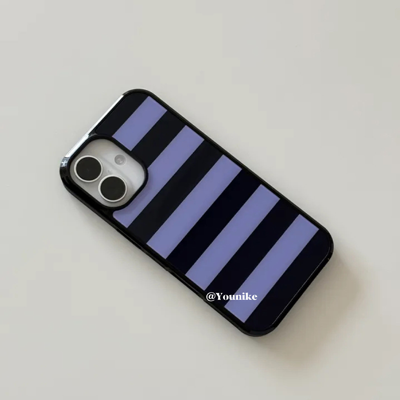 Korean Ins Purple and Black St – Phone Cases Purple recenzja i cena
