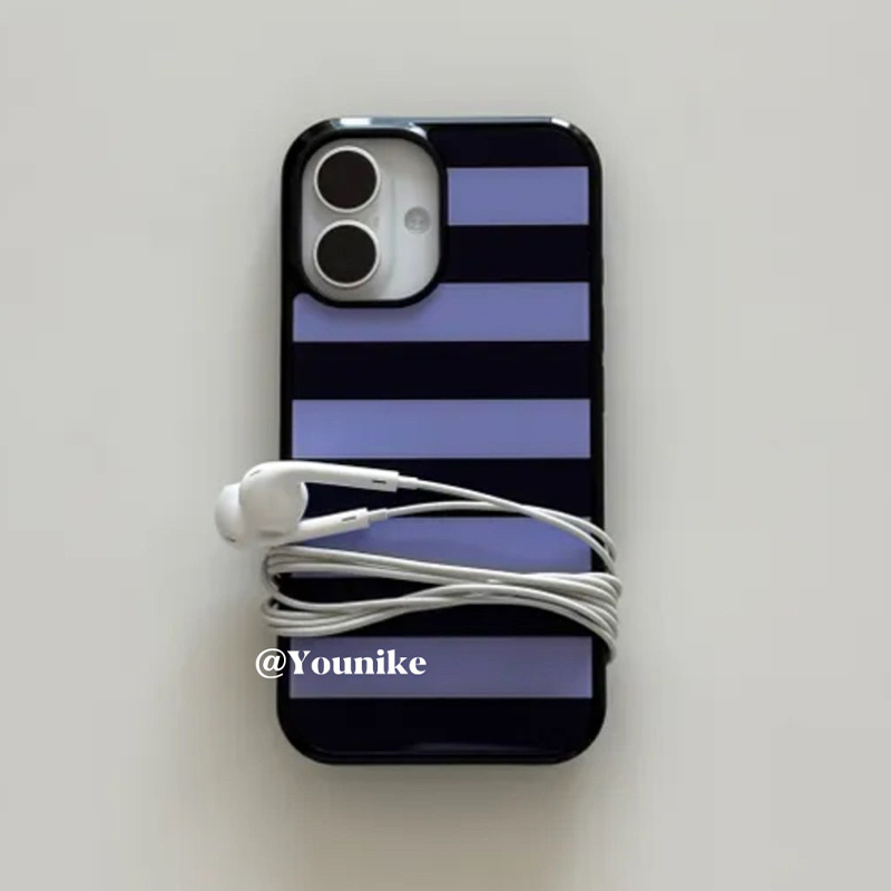 Korean Ins Purple and Black St – Phone Cases Purple recenzja i cena