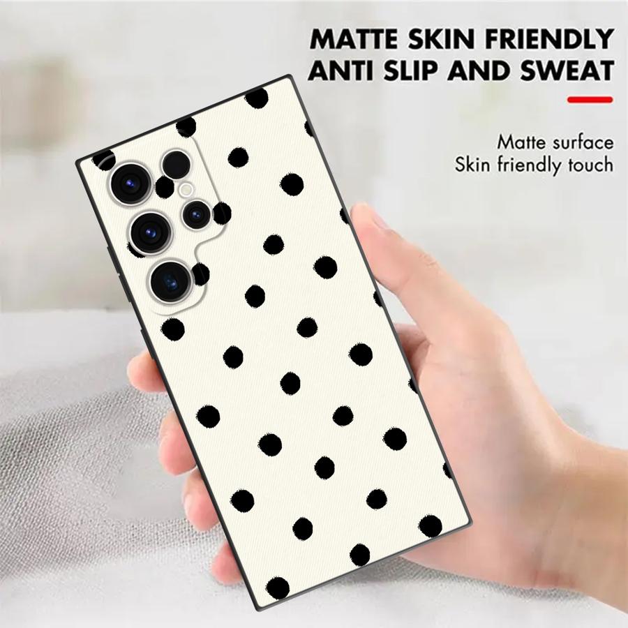 Retro Polka Dots Funda Phone C – Phone Cases For Samsung recenzja i cena