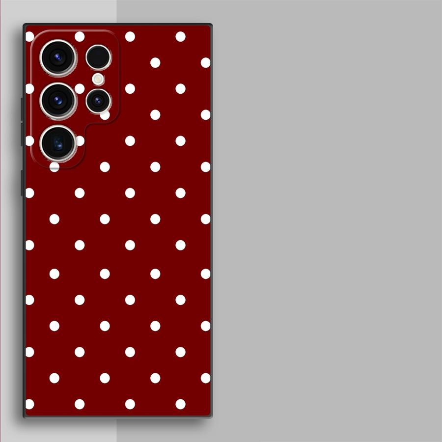 Retro Polka Dots Funda Phone C – Phone Cases For Samsung recenzja i cena