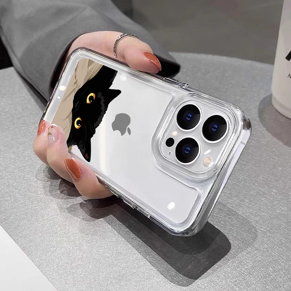 Black Cat Funny Couple Fashion – Phone Cases Cat recenzja i cena