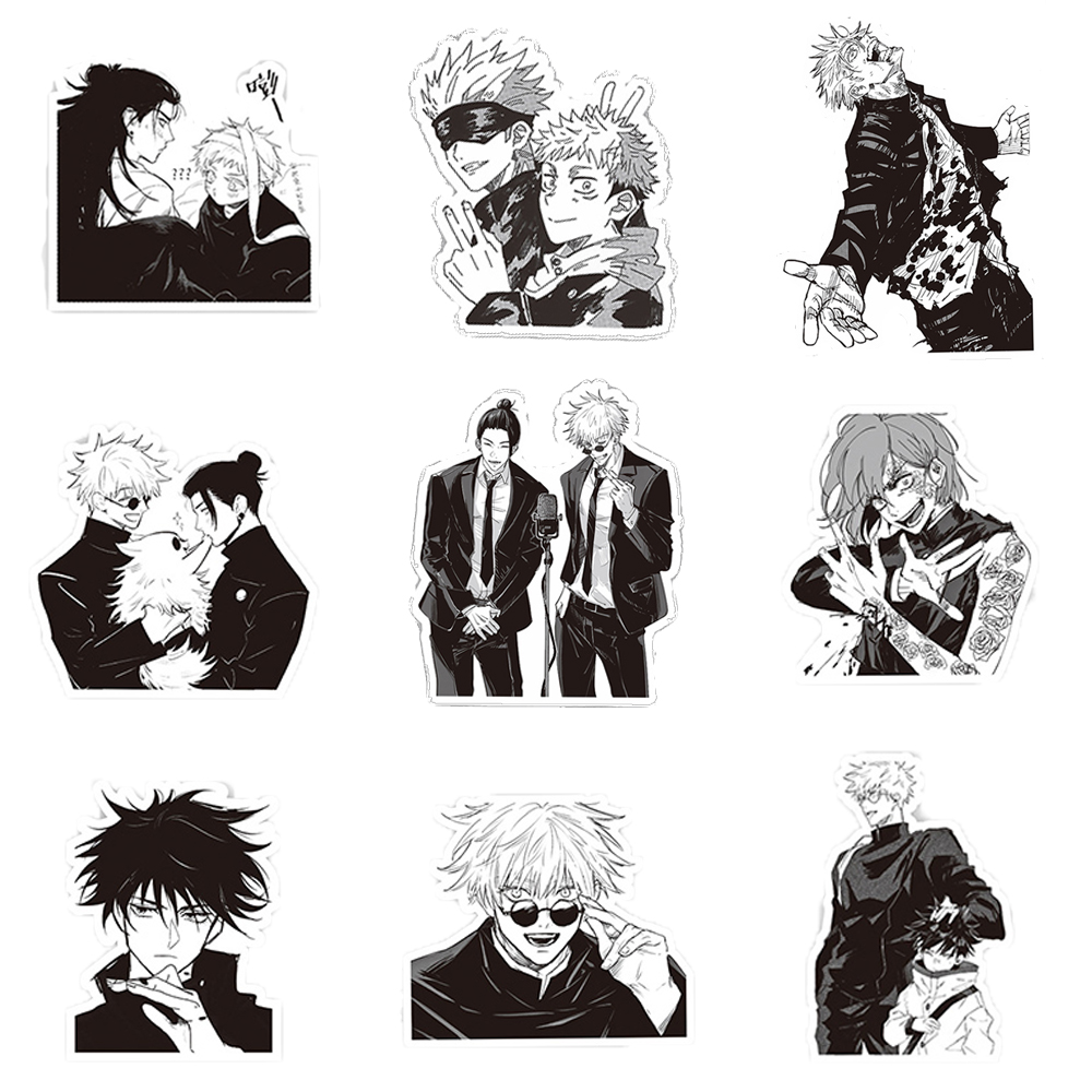 10/30/65pcs Black White Jujuts – Phone Cases Jujutsu Kaisen recenzja i cena