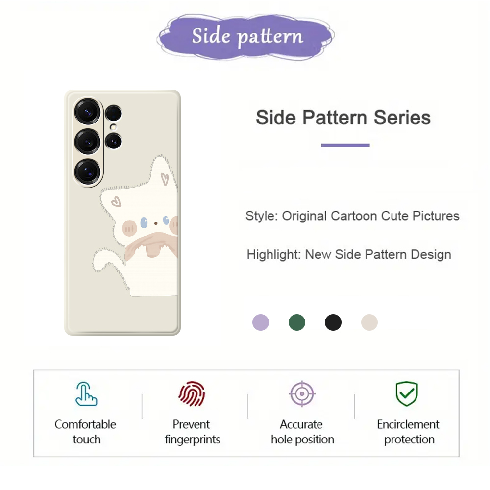 Cute White Cat Phone Case For  – Phone Cases Cat recenzja i cena