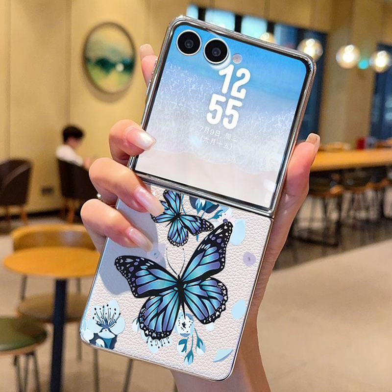 Purple Butterfly PU Leather Ph – Phone Cases Purple recenzja i cena