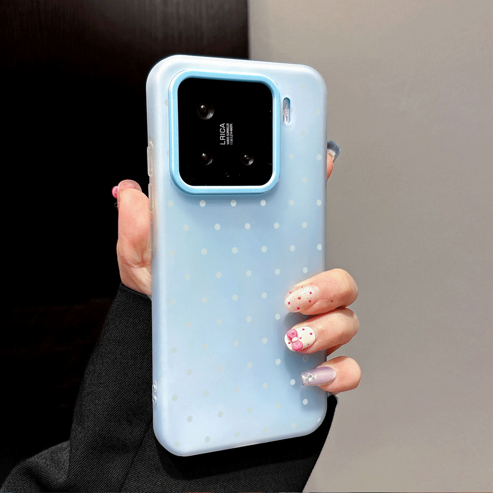 Adorable Light Blue Polka Dot  – Phone Cases Girls recenzja i cena