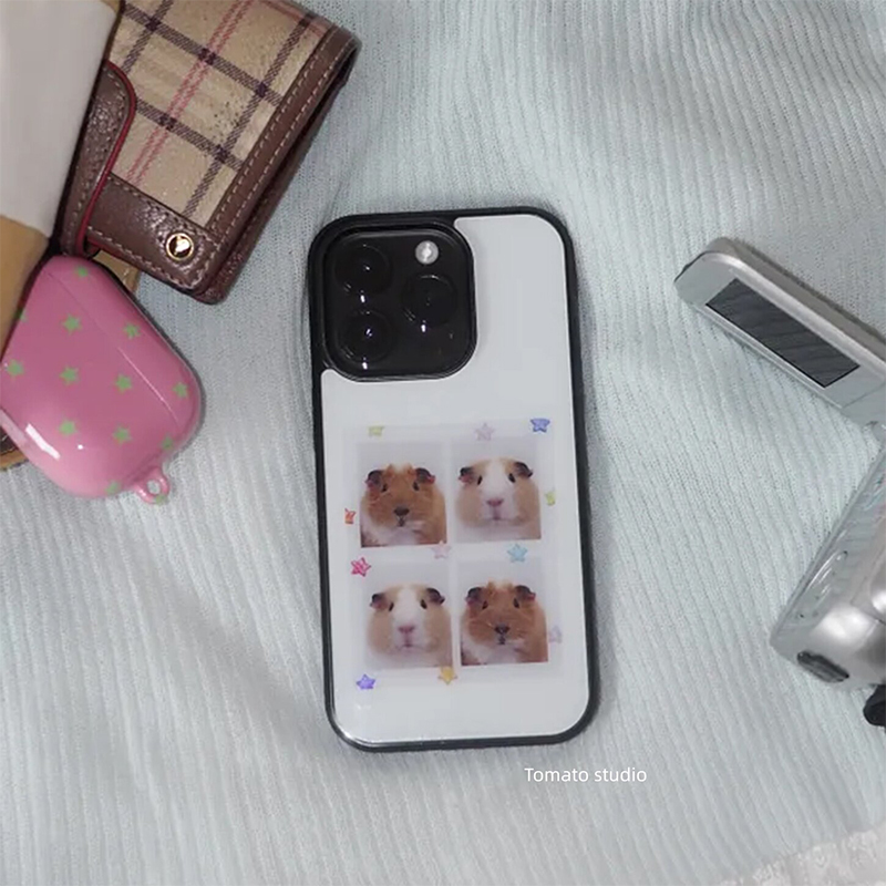 Korean Ins Guinea Pig Head Sti – Phone Cases Iphone 16 Pro Max recenzja i cena