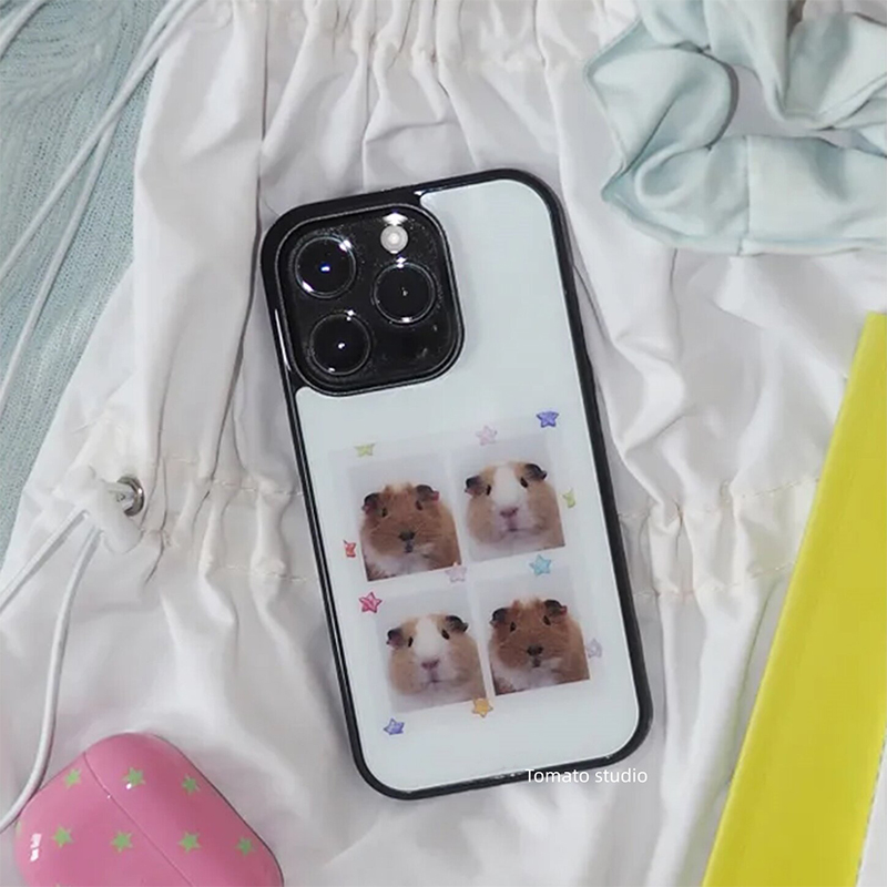 Korean Ins Guinea Pig Head Sti – Phone Cases Iphone 16 Pro Max recenzja i cena