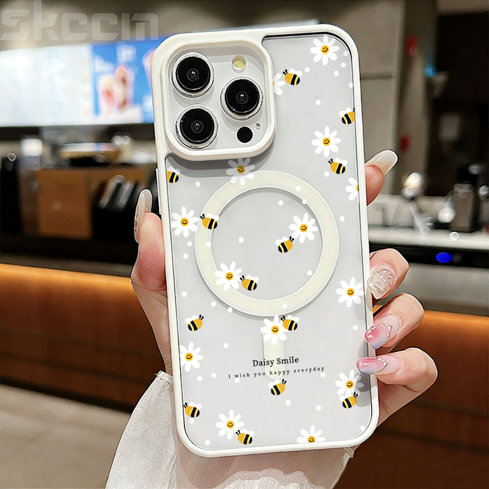 Fresh Daisy Bee Phone Case For – Phone Cases Iphone 16 Pro Max recenzja i cena