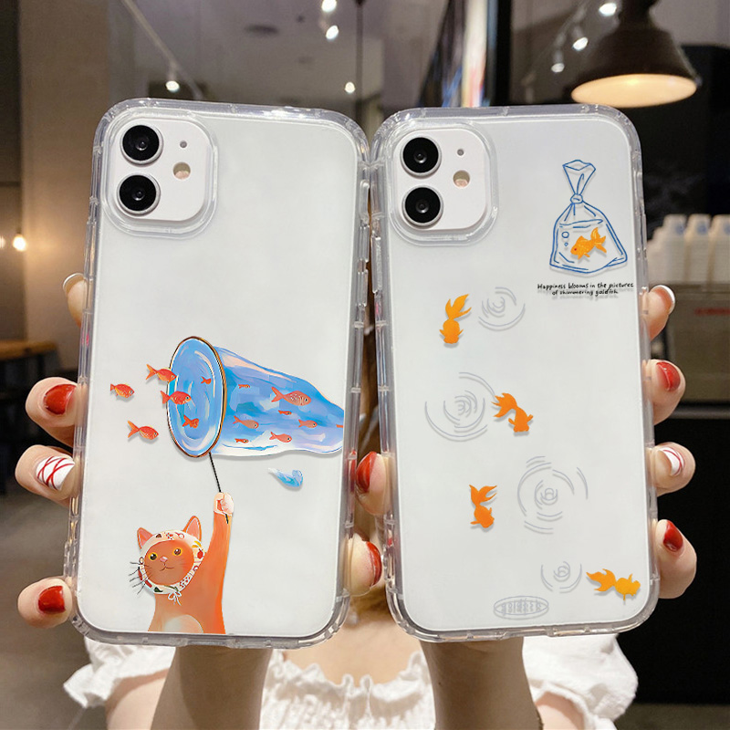 Lovely Fishes Clear Phone Case – Phone Cases Iphone 16 Pro Max recenzja i cena