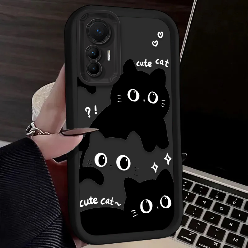 Lovely Black Cat Phone Case Fo – Phone Cases Cat recenzja i cena