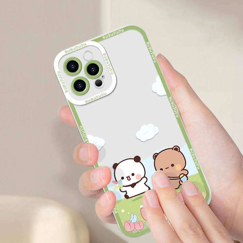 Cute BUBU DUDU Couple Clear Ph – Phone Cases For Samsung recenzja i cena