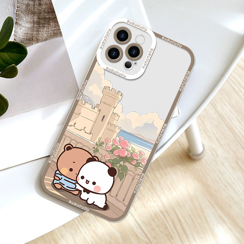 Cute BUBU DUDU Couple Clear Ph – Phone Cases For Samsung recenzja i cena