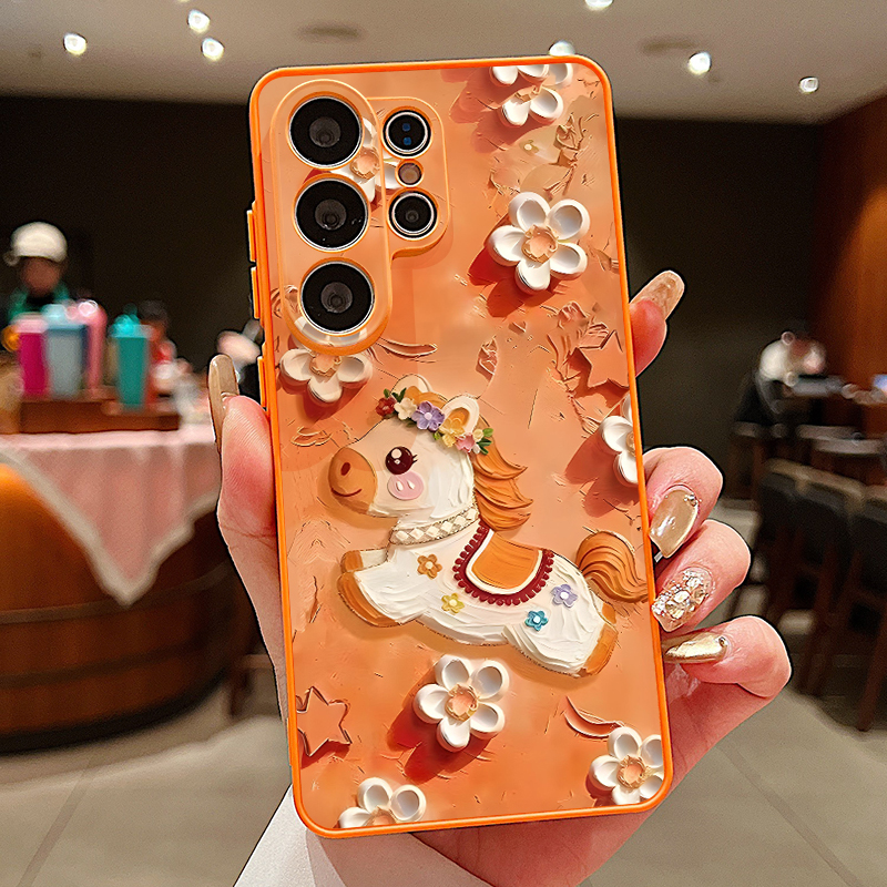 Cute Horse Pattern Magnetic Ph – Phone Cases Horse recenzja i cena