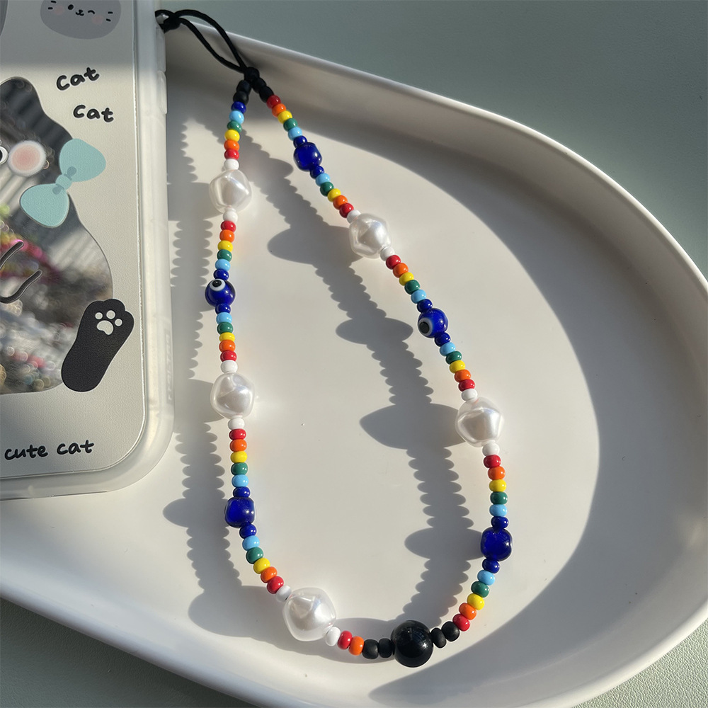 KKBEAD Rainbow Beaded Phone Ch – Phone Cases Price recenzja i cena