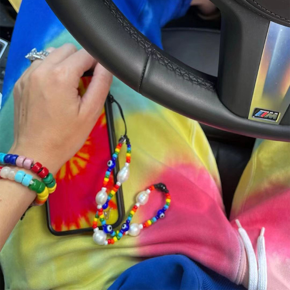 KKBEAD Rainbow Beaded Phone Ch – Phone Cases Price recenzja i cena