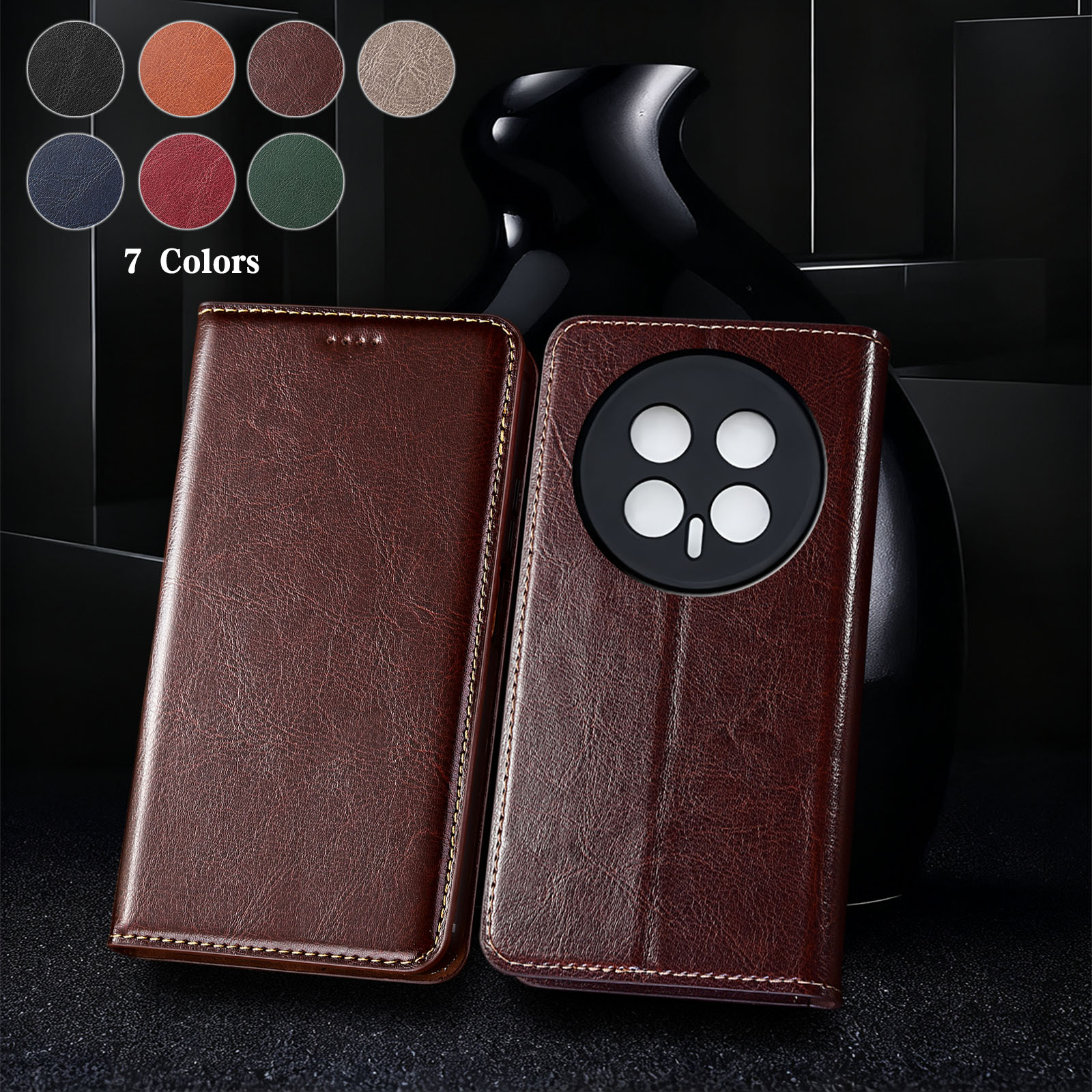 Genuine Leather Phone Case For – Phone Cases Horse recenzja i cena