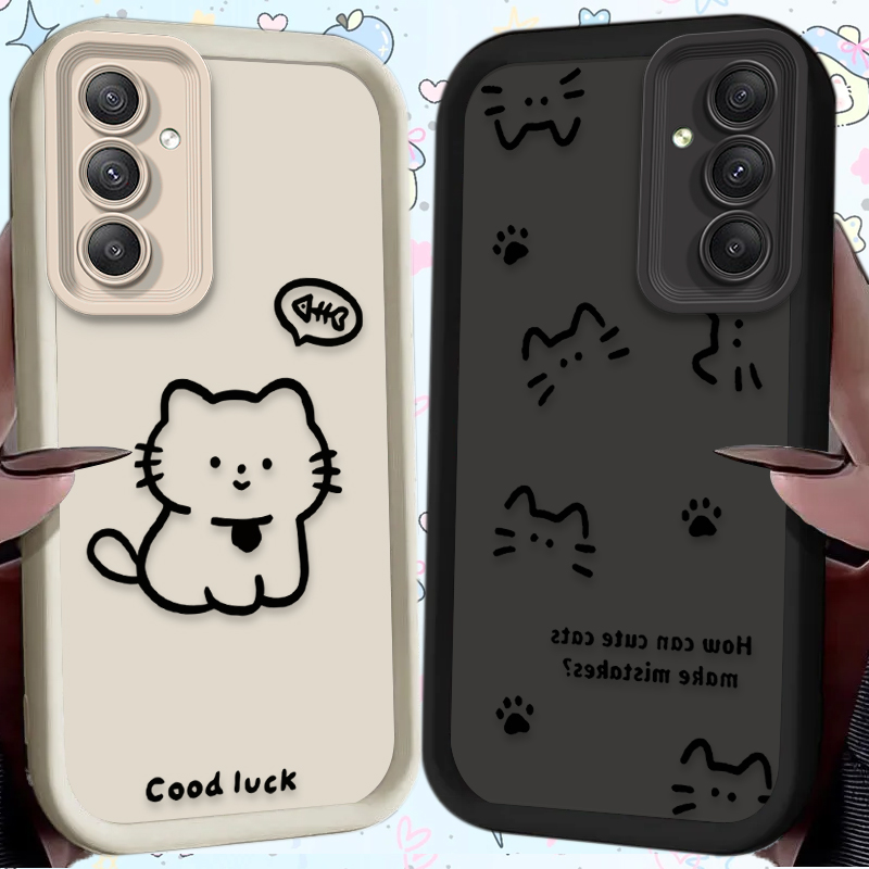 Cartoon Lovely Cat Matte Phone – Phone Cases Cat recenzja i cena