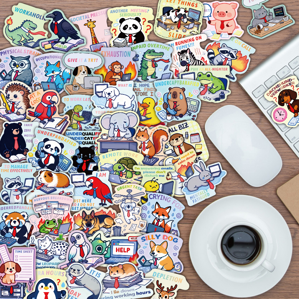 50PCS Fun Animal Office Worker – Phone Cases Officeworks recenzja i cena