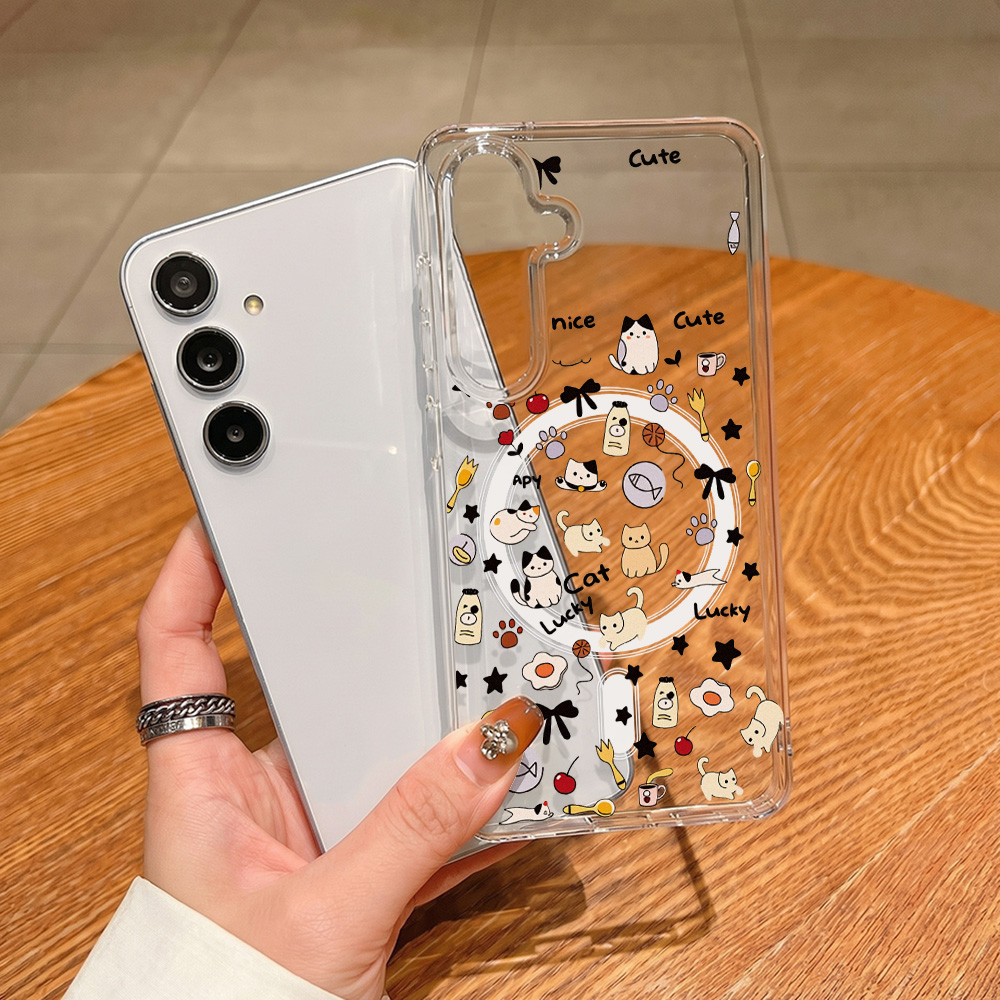 Cute Cat Magnetic Phone Case F – Phone Cases Cat recenzja i cena