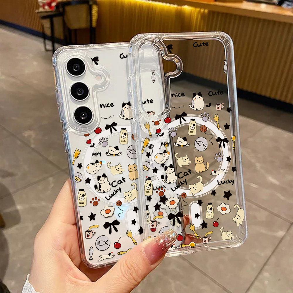 Cute Cat Magnetic Phone Case F – Phone Cases Cat recenzja i cena