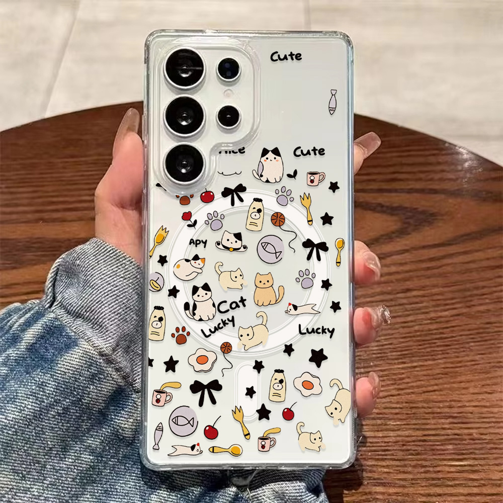 Cute Cat Magnetic Phone Case F – Phone Cases Cat recenzja i cena