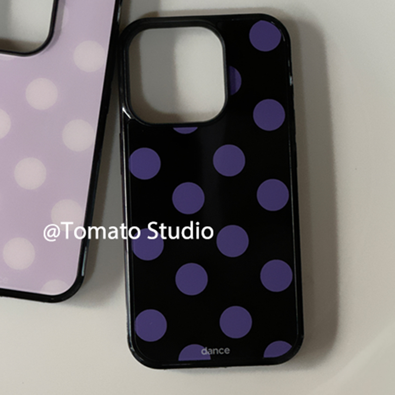 Korean Ins Fashion Purple Polk – Phone Cases Purple recenzja i cena