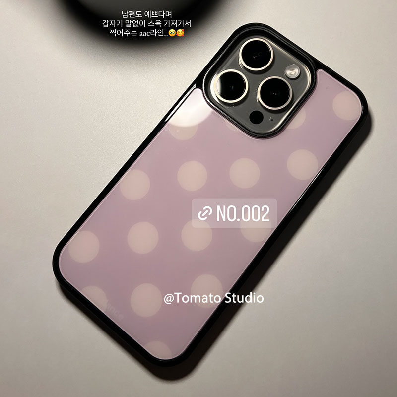 Korean Ins Fashion Purple Polk – Phone Cases Purple recenzja i cena