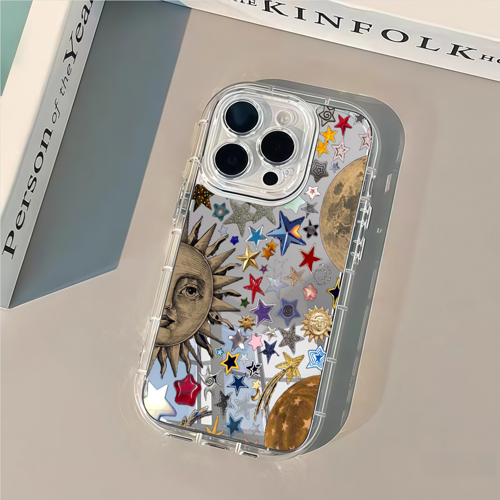 Celestial Gold Glitter Mirror  – Phone Cases Iphone 16 Pro Max recenzja i cena