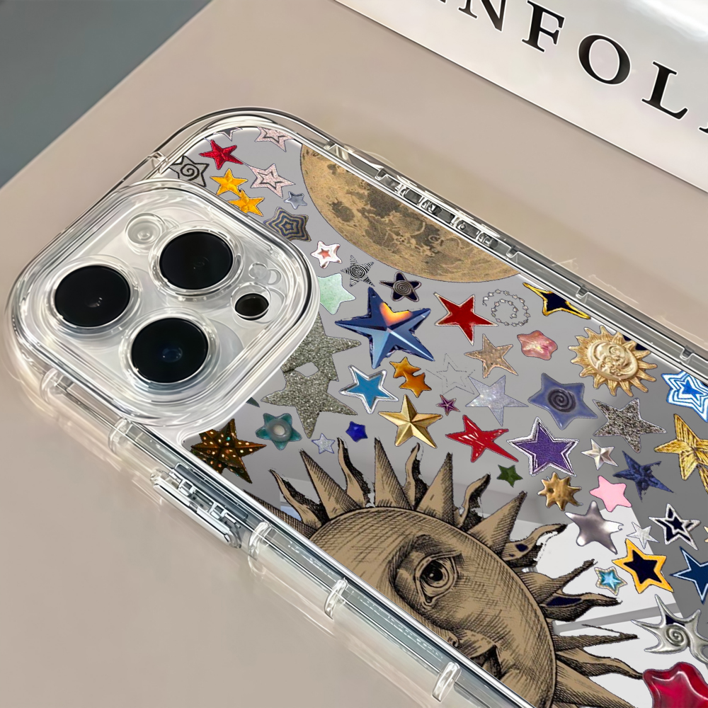 Celestial Gold Glitter Mirror  – Phone Cases Iphone 16 Pro Max recenzja i cena