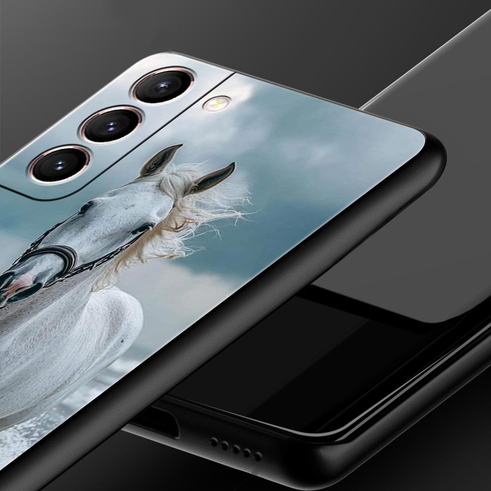 Black White Horses Galloping P – Phone Cases Horse recenzja i cena
