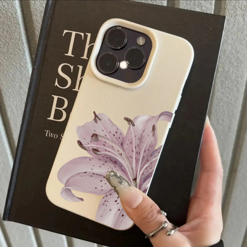Purple Lily Flower Phone Case  – Phone Cases Purple recenzja i cena