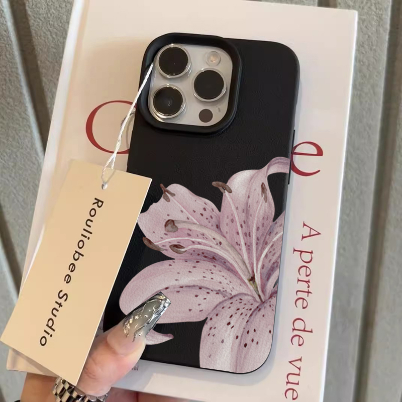 Purple Lily Flower Phone Case  – Phone Cases Purple recenzja i cena