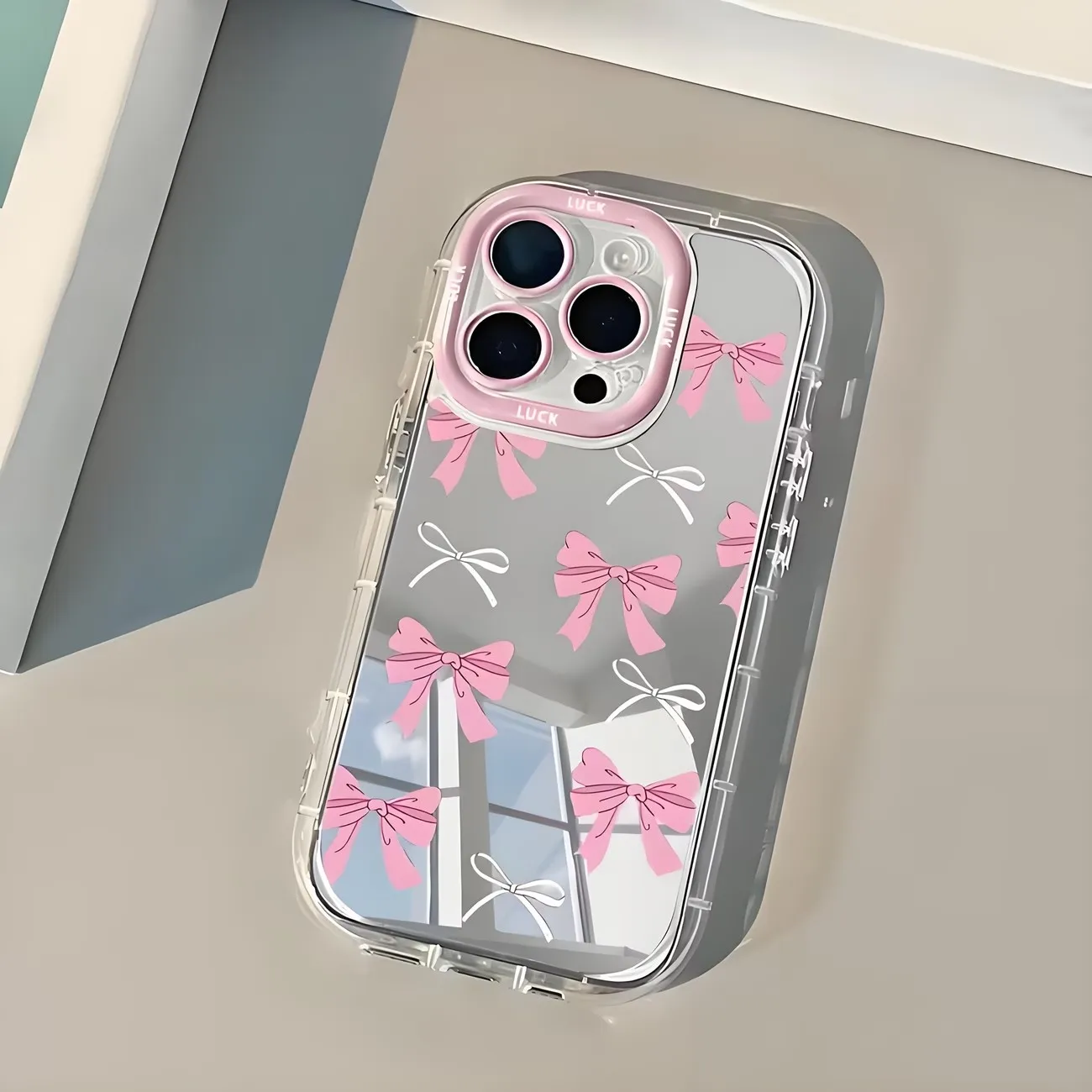 Simple Blue Pink Bow Girl Cute – Phone Cases Girls recenzja i cena
