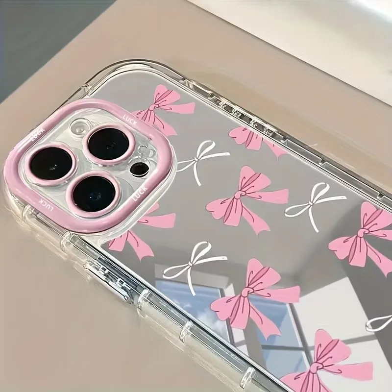 Simple Blue Pink Bow Girl Cute – Phone Cases Girls recenzja i cena