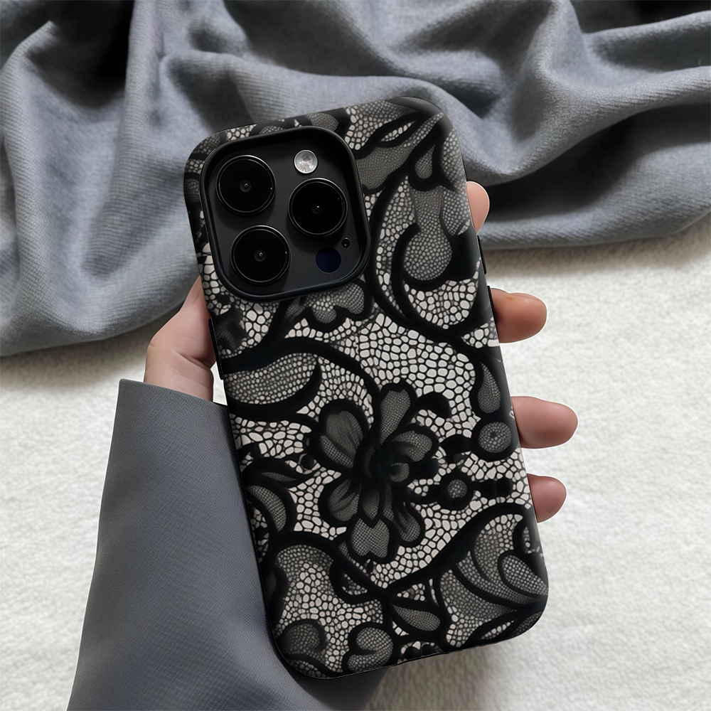 Black Lace Pattern Phone Case  – Phone Cases Zebra recenzja i cena