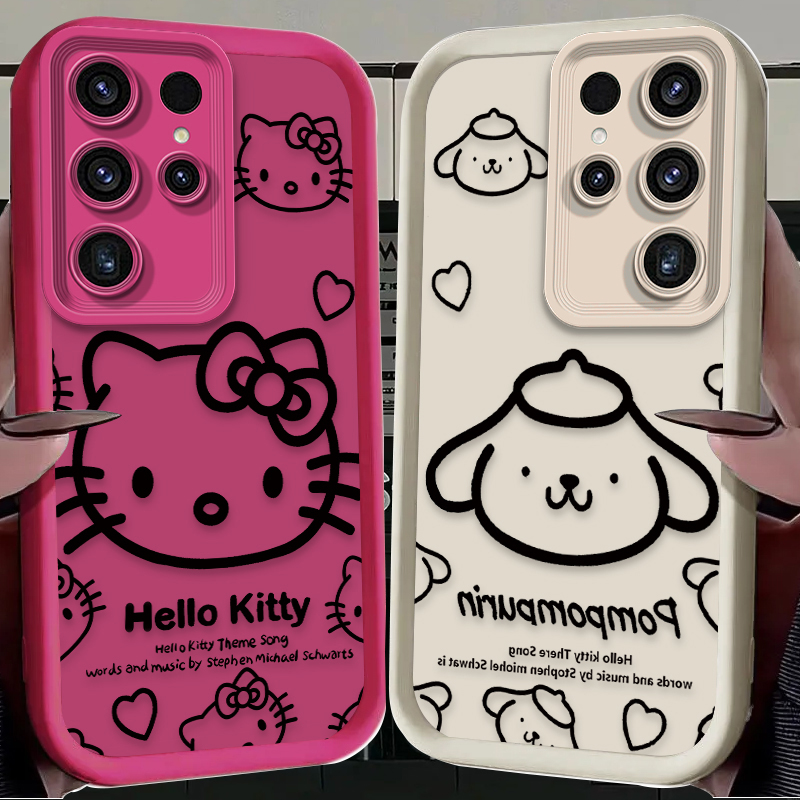 Sanrio Hello Kitty Pompom Puri – Phone Cases For Samsung recenzja i cena