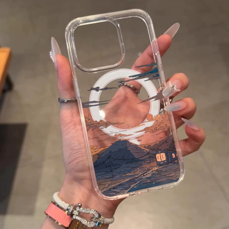 Sunset Pattern Fashion Phone C – Phone Cases Iphone 16 Pro Max recenzja i cena