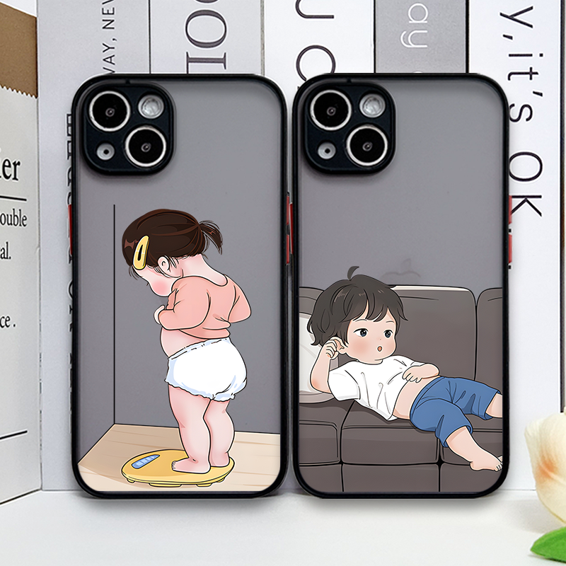 Creative Cartoon Boy Girl Pair – Phone Cases Xr Iphone recenzja i cena