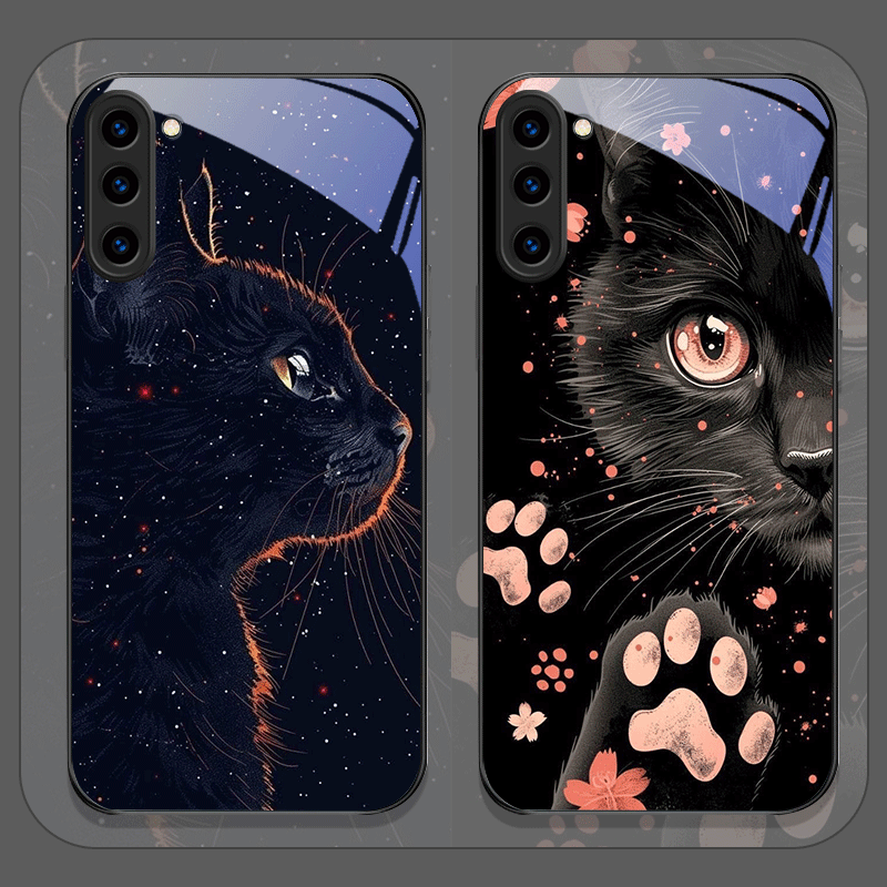 Black Personality Cool Cat Tem – Phone Cases Cat recenzja i cena