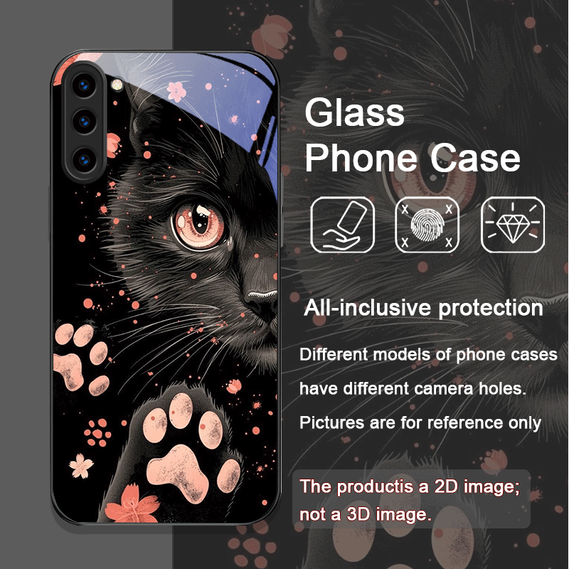 Black Personality Cool Cat Tem – Phone Cases Cat recenzja i cena