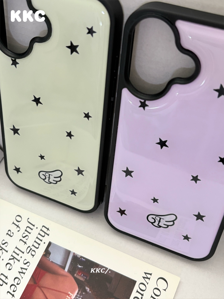 Summer Purple Yellow Stars INS – Phone Cases Purple recenzja i cena
