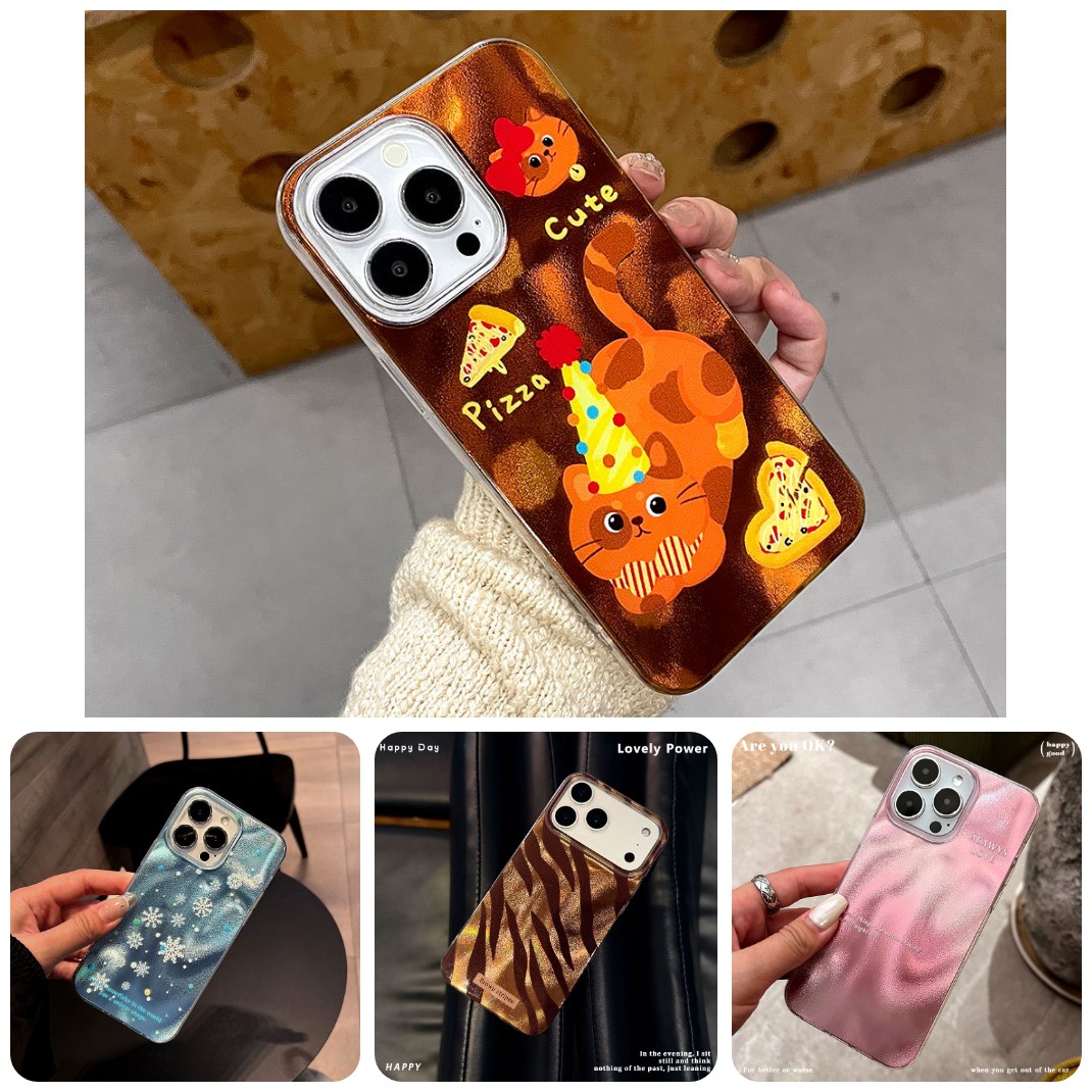 Korean Ins Style Pleated Glitt – Phone Cases Zebra recenzja i cena