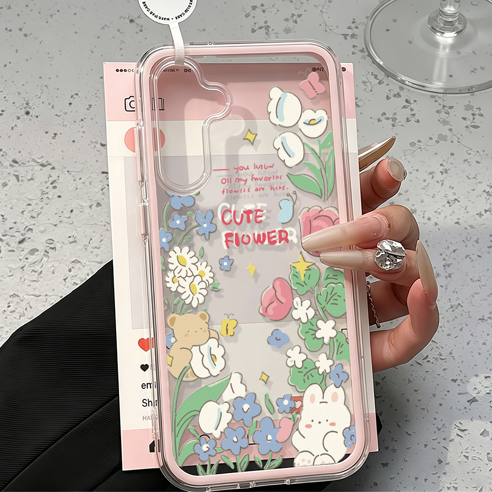 2 IN 1 Clear Case For Samsung  – Phone Cases For Samsung recenzja i cena