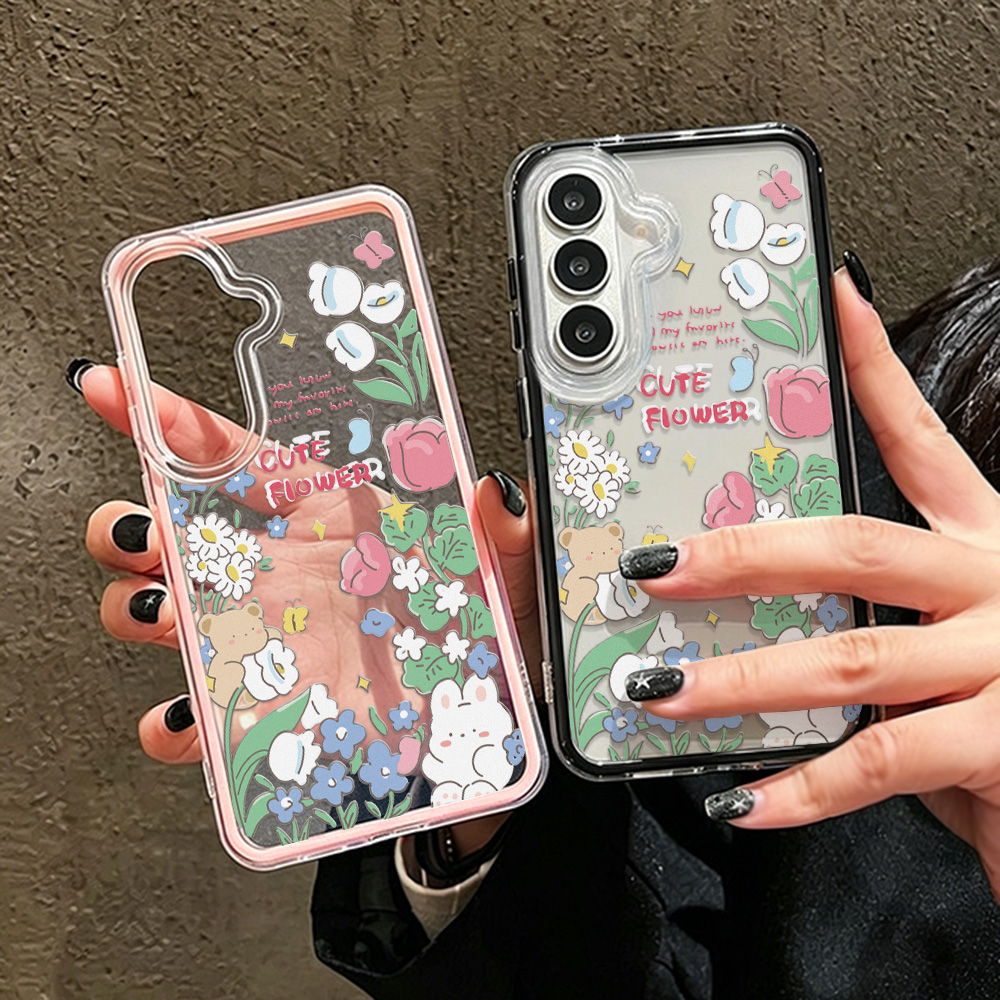 2 IN 1 Clear Case For Samsung  – Phone Cases For Samsung recenzja i cena